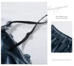 Casual Velour Home Clothing 4pcs Sleep Set Lingerie Women Pajamas Suit Long Sleeve Lace Velvet Homewear Pyjamas set - Image 10