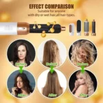 5in1 Electric Hair Dryer Blow Curler Set Detachable Styler Hot Air Brush Salon - Image 3