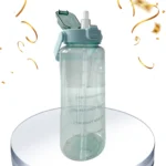 2L Sport Water Bottle With Straw Portable Leak-Large Capacity Water Cup With Motivational Quote Time Marker - Image 31