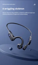 Bone Conduction Wireless Earphone Sport Swimming Bluetooth Compatible Headphone Hand Free With Mic For Sports Earbuds - Image 15