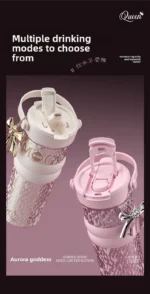New Style High-Aesthetic "Goddess" Insulated Cup - Large-Capacity Car-Mounted Ceramic Coffee Travel Cup & Premium Portable Water - Image 10