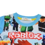 Game Roblox Clothing Middle and Big Kids Homewear Suit Long-sleeved Two-piece Pajamas - Image 4
