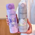400ml Sanrio Kuromi Cartoon Thermo Bottle Cute Vacuum Flasks Stainless Steel Water Cup Insulation Vacuum Insulation Cup - Image 10