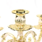European Candle Holders Metal Candle-Stick Stand Home Decoration Bedroom Lighting Romantic Wedding Confession Essential 5 Heads - Image 12