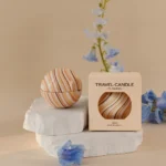 Spherical Scented Candles in Curved Tin Cans Smokeless Soy Wax Wedding Favors Photo Props Home Ambiance Decor - Image 4