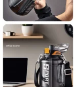 1000ml/1500ml Large Capacity Sports Water Bottle LeakProof Plastic Drinking Bottles Outdoor Travel Cycling Hiking Gym Drinkware - Image 20