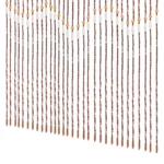 Bohemian Bamboo Bead Door Curtain 2*0.9M Chocolate Color Natural Wood Home Decor Ventilation Sunlight Block for Home Bedroom - Image 17