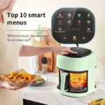 4.5L Smart Electric Air Fryers Oil-free Automatic Household Kitchen 360°Baking Convection Oven Deep Fryer Visible Window EU 220V - Image 4