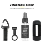 50ml Mini Fine Mist Spray BottlesTravel Bottle with Tactical Hook Strap Refillable Spray Bottle Alcohol Spray Bottle for Liquid - Image 4