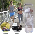2L Sport Water Bottle With Straw Portable Leak-Large Capacity Water Cup With Motivational Quote Time Marker - Image 51