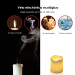 Flameless LED Votive Candles Set 100+Hour Lasting Electric Candles Battery Operated Tealight - Image 8