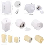 Flameless LED Votive Candles Set 100+Hour Lasting Electric Candles Battery Operated Tealight - Image 3