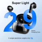 Q13 Bluetooth 5.4 Earbuds | 47H Playtime LED Display | IP7 Waterproof HiFi Sound ENC Mic | Touch Control Wireless Headphones. - Image 4
