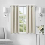【Lifeideas】Solid Colour Grommet Top Polyester 100% Blackout Curtains Pair Home Decoration Windows Doors - Image 32
