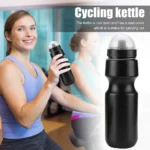 650ML Portable Outdoor Sports Water Bottle with Dust Cover Mountain Bike Kettle - Image 9