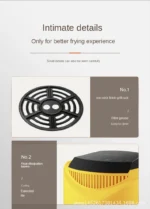 2025 Multifunctional 220V air fryer household transparent visualization fully automatic air fryer small capacity electric fryer - Image 21