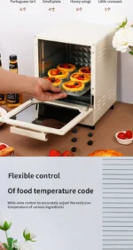 12L Large Capacity Electric Air Fryer Toaster Oven Mechanical Household Kitchen 360° Baking Convection Oven Oil-Free Deep Fryer - Image 11