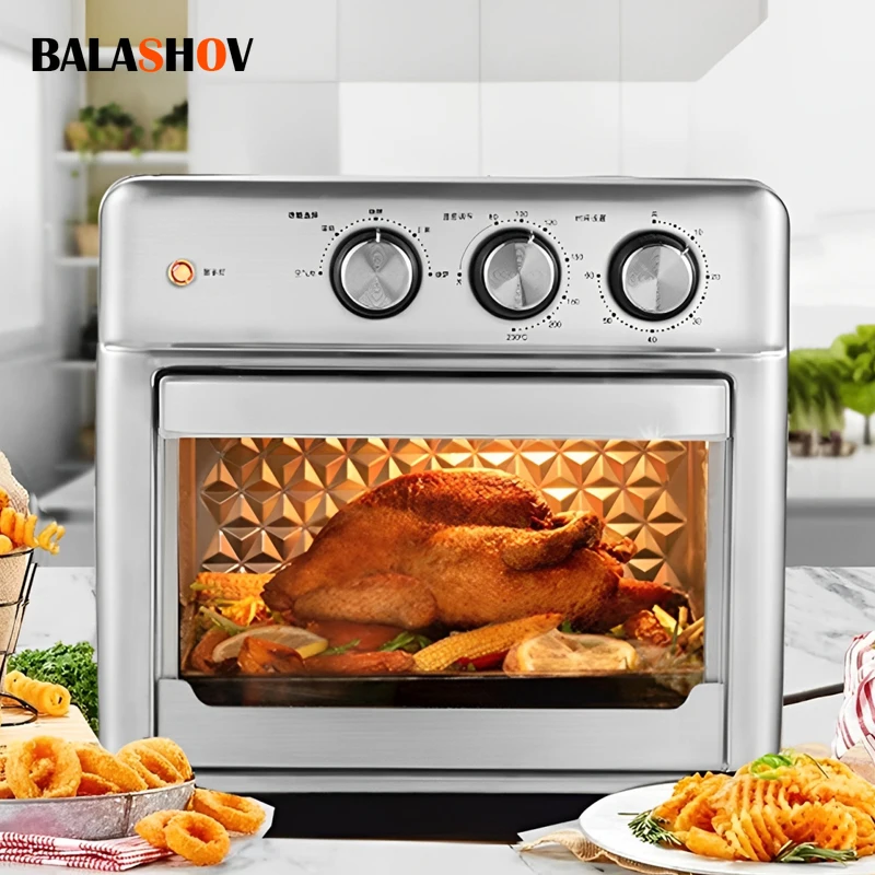 kf-S3880a9a7e2364c3c8095e13a885130a2i 13L Air Fryers 26L Large Capacity Electric Fryer Oven Oilless Cooker Visible Window Household Kitchen Deep Fryer without Oil - Image 1