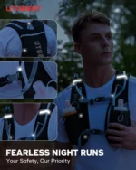 4Pcs UTOBEST 5L Running Vest with 1.5L Hydration Reservoir 500ml Bottle Set Ultralight Multi-Pocket Outdoor Vest for Camping - Image 4