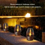 LED Solar Candles Light Flameless Rechargeable Night Light For Wedding Party Garden Decor Outdoor Waterproof Solar Candles Lamp - Image 23