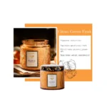 Voltsify Soy Wax Scented Candle Lavender & Citrus Green Fruit Soy Wax Scented Candle Ornaments - Image 2