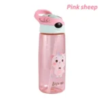 500ml Kids Water Bottle With Straw BPA Free Children Drinking Healthy School Cup - Image 8
