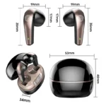 Q13 Bluetooth 5.4 Earbuds | 47H Playtime LED Display | IP7 Waterproof HiFi Sound ENC Mic | Touch Control Wireless Headphones. - Image 6