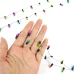 5M/roll Colorful Bulbs String Garland Christmas Home Decorations Xmas Tree Ornaments - Image 11