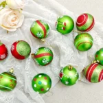 34/12/9pcs Grinch Christmas Ball Decorations Green Monster Xmas Tree Ornaments Green Painted Xmas Ball Set Christmas Home Decor - Image 26