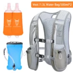 4Pcs UTOBEST 5L Running Vest with 1.5L Hydration Reservoir 500ml Bottle Set Ultralight Multi-Pocket Outdoor Vest for Camping - Image 10
