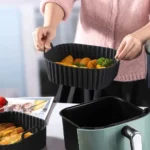 Reusable Air Fryer Silicone Liners Square Non Stick Basket Mat for 4-7QT Air Fryer Oven Microwave Baking Airfryer Accessories - Image 5