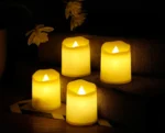 4PCS Christmas LED Candles, Flameless Flickering Electronic Tea Lights,Santa Claus Projection Night Light for Holiday Home Decor - Image 15