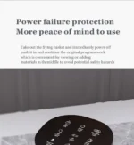 7L Electric Air Fryer Smart Multi-function Hot Convection Oven LED Touch Control 1400W Visible Window Deep Fryer without Oil - Image 17