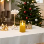 Flameless Candles Acrylic Pillar Candle Soft Light Battery Operated Flickering Candle for Romantic Ambiance - Image 3