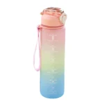 Sports Water Bottle Gradient Color Water Cup Portable Leakproof Gym Water Bottles With Handle And Straw Cup For Outdoor Travel - Image 3
