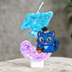 Hot Kpop Demon Hunters Theme Candle 3D Number 0-9 Kids Birthday Cake Decoration Baby Shower Anime Party Accessories Gifts - Image 27