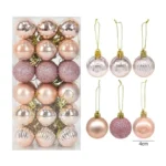 1box Christmas Balls Christmas Tree Ornaments Ball Xmas Hanging Tree Pendants Home - Image 3