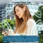 Wireless Earbuds, Bluetooth 5.3 Headphones In Ear with 4 ENC Mics, 48H Playtime LED Display Wireless Earphones. - Image 3