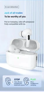 Air pro5 Earphones TWS Max Wireless Bluetooth In Ear Earbuds Sport Noise Cancelling Headset For iPhone Xiaomi Huawei Headphone - Image 7