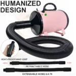 VickyHome Pet Dog Cat Grooming Hairdryers Professional 2800W Variable Speed Powerful Efficient Hair Fur Blower Dryer,3 Nozzles - Image 13