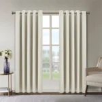 【Lifeideas】Solid Colour Grommet Top Polyester 100% Blackout Curtains Pair Home Decoration Windows Doors - Image 36