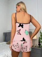 Butterfly Print Pajama Set - Image 10