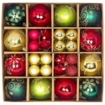 44Pcs 3/6CM Christmas Ball Christmas Tree Decoration Ornaments for Home Decor - Image 7