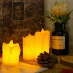 Flameless LED Votive Candles Set 100+Hour Lasting Electric Candles Battery Operated Tealight - Image 27