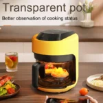 2025 Multifunctional 220V air fryer household transparent visualization fully automatic air fryer small capacity electric fryer - Image 2