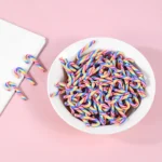 10/30/50Pcs Mini Candy Cane Christmas Decoration Red White Resin Candy DIY Crafts Xmas Pendant Navidad - Image 14