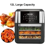 2400W 9L/1700W 12L/1350W 10L Hot Air Fryer Multi-function air fryer Automatic Programmes with LED Touch Screen timable air fryer - Image 4