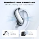 [Glasses-friendly]MINISO MS210 Bluetooth V6.0 Earphones Wireless Headphones AI Translator Earbuds Ultra-light Earphones - Image 4
