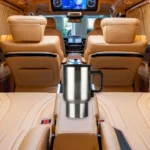 450ml Car Heating Cup Stainless Steel Electric In-car Travel Heating Cup 12V Heated Thermos Mug for Hot Water Tea Coffee Making - Image 3