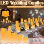 10-300Pcs Wedding Candles Bulk Flicking Candles Light up Candles LED Candles Flameless Candles for Festival Party Table Decor